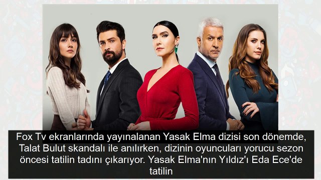 Fox TV Yasak Elma'nın Yıldız'ı Eda Ece plajda bikinisini indirince...