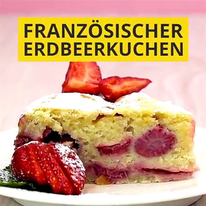 Oh là là, französischer Erdbeer-Kuchen!! ZUM REZEPT 