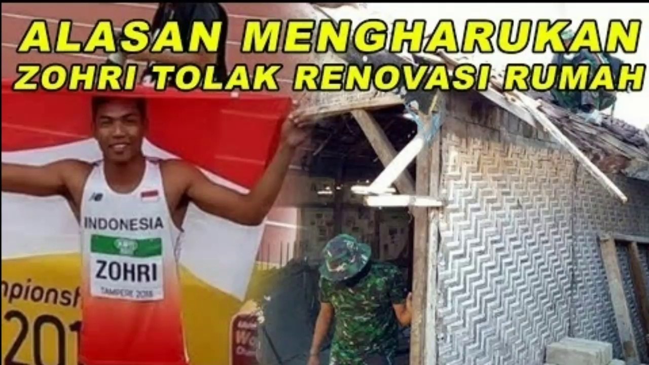 PELARI INI TOLAK HADIAH? ALASAN MEMILUKAN KEL M ZOHRI 'JUARA DUNIA LARI' TOLAK RENOVASI RUMAH