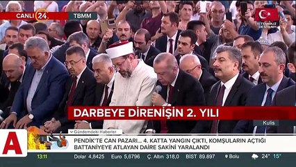 Cumhurbaşkanı Erdoğan Kur�an-ı Kerim okudu