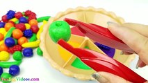 Sorting Pie Best Learning Video for Babies Kids - Learn Colors Counting Fruits