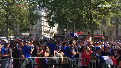 A quatre heures du match, la fan zone est déjà bien remplie