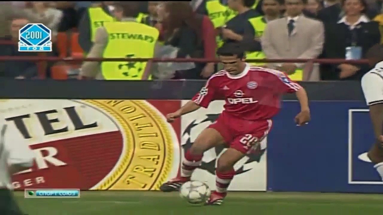 الشوط الاول مباراة بايرن ميونيخ و فالنسيا 1-1 نهائي دوري الابطال 2001
