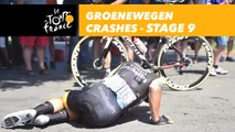 Groenewegen crashes! - Étape 9 / Stage 9 - Tour de France 2018