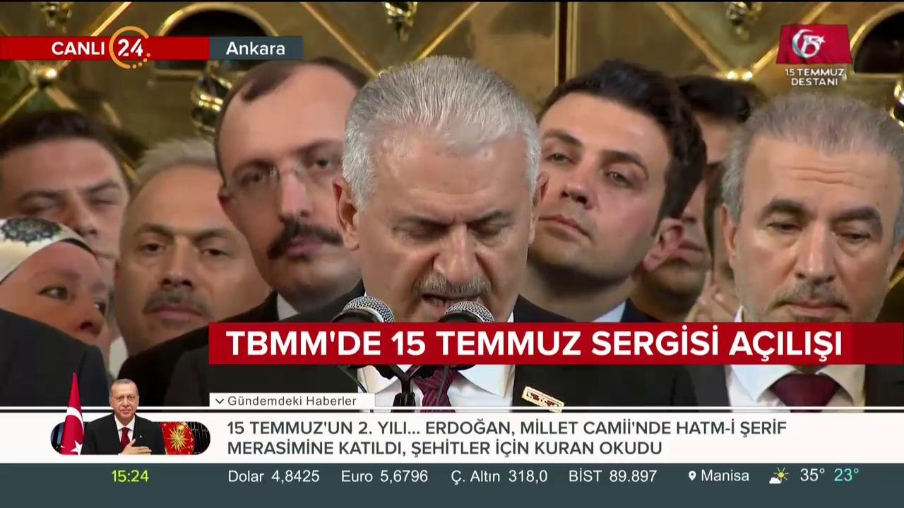 Gazi Meclis'te şehitler anılıyor