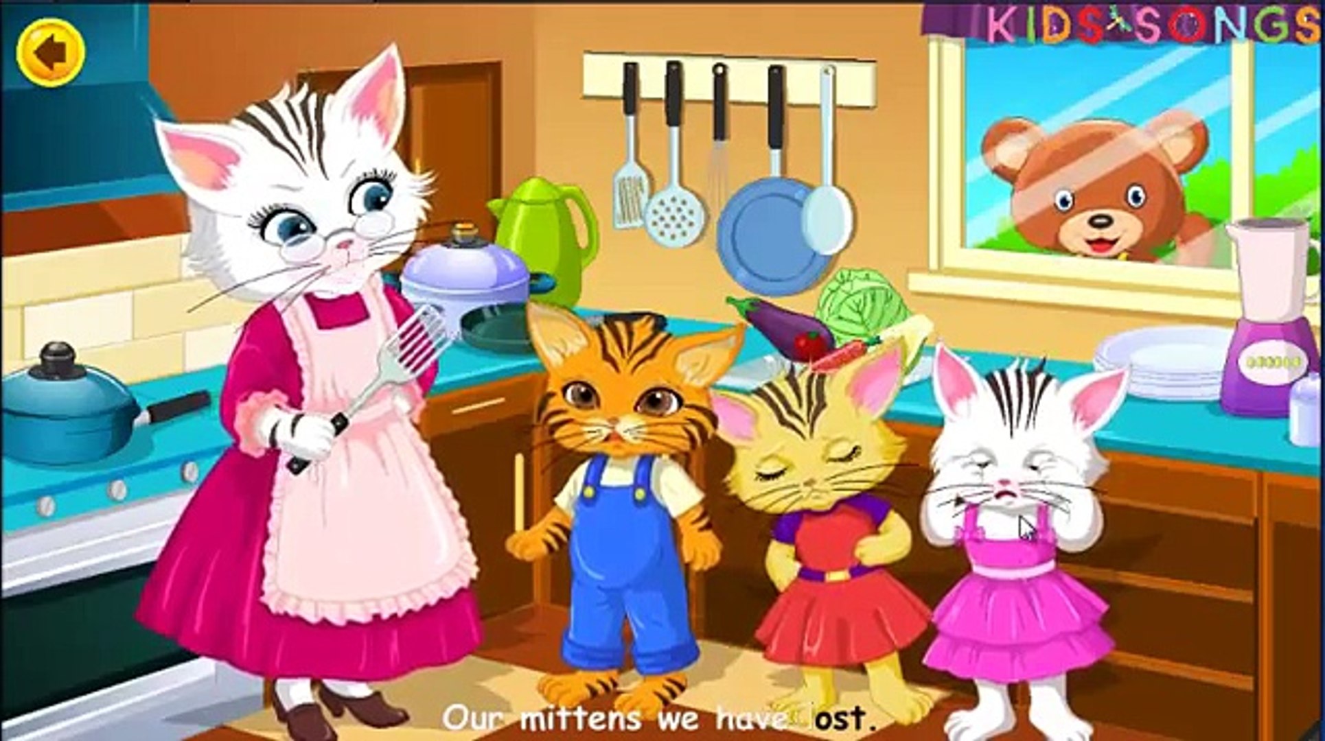 Three Little Kittens Song with Lyrics | Nursery Rhymes | Songs For Kids -  video Dailymotion