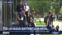 France-Croatie: les Bleus quittent leur hôtel