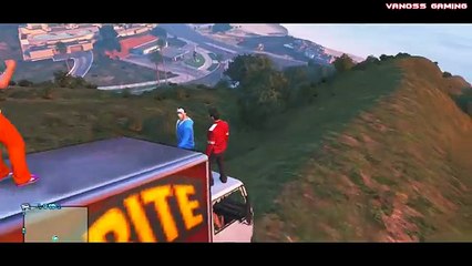 GTA 5 Online Funny Moments - Truck Flip Glitch, Beefy Bills, Mountain Rescue, Kidnapped by a Pig!