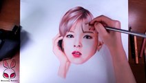 트와이스 - 정연 그림 그리기 (TWICE - Jungyeon portrait Speed Drawing) [Mystic_Painter]