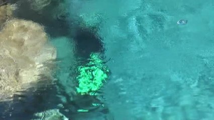 Bozkırın Ortasında 15 Temmuz İçin Suya Daldılar