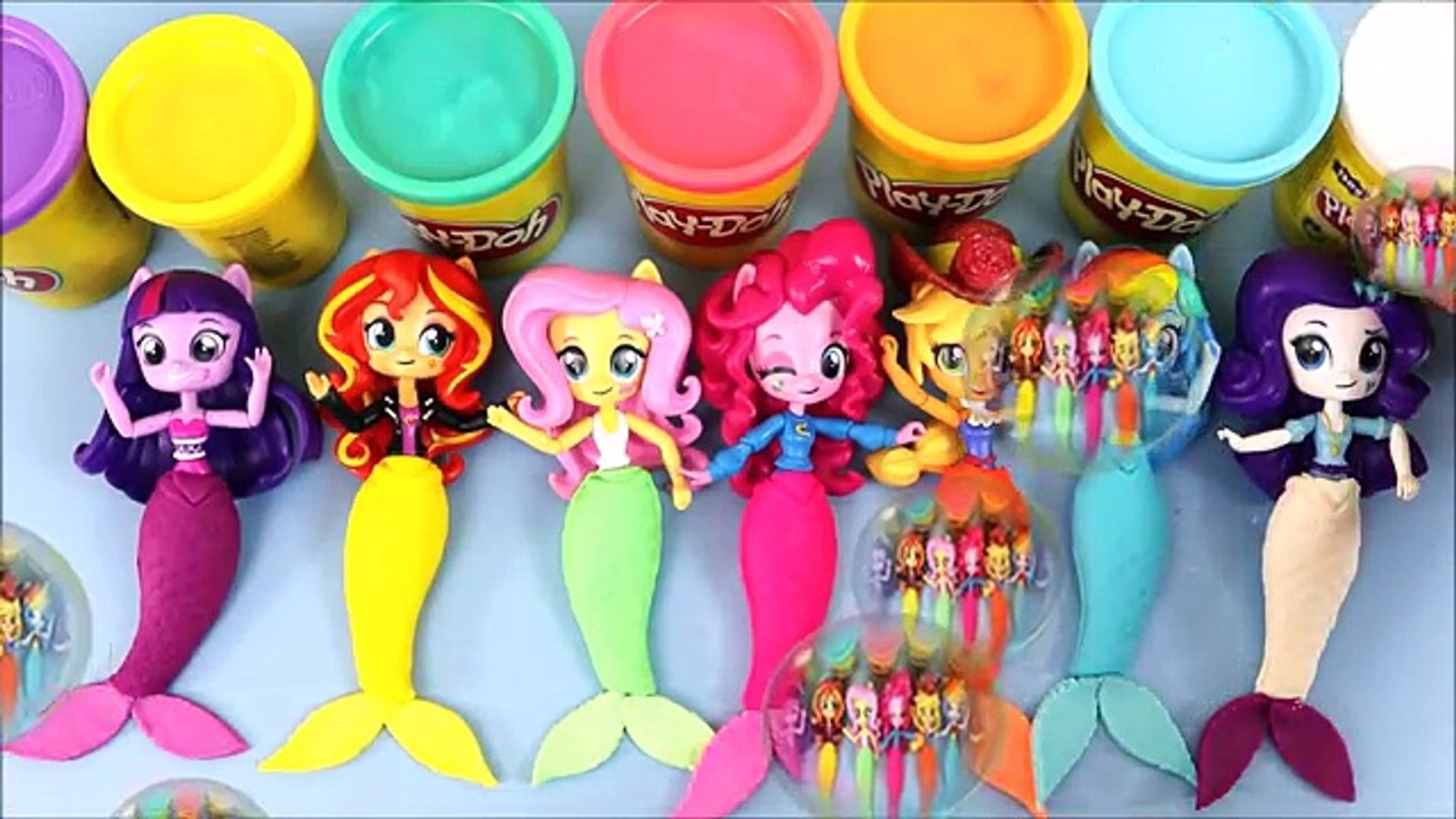 Equestria Girls Play-doh Mermaids with My Little Pony Toys Surprises! -  video Dailymotion