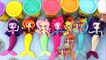 Equestria Girls Play-doh Mermaids with My Little Pony Toys Surprises!