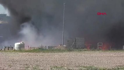 Ankara'da Elektrik Malzemesi Üreten Fabrikada Yangın Çıktı-6