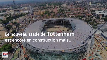 Tottenham: un intrus saute du toit du nouveau stade en parachute