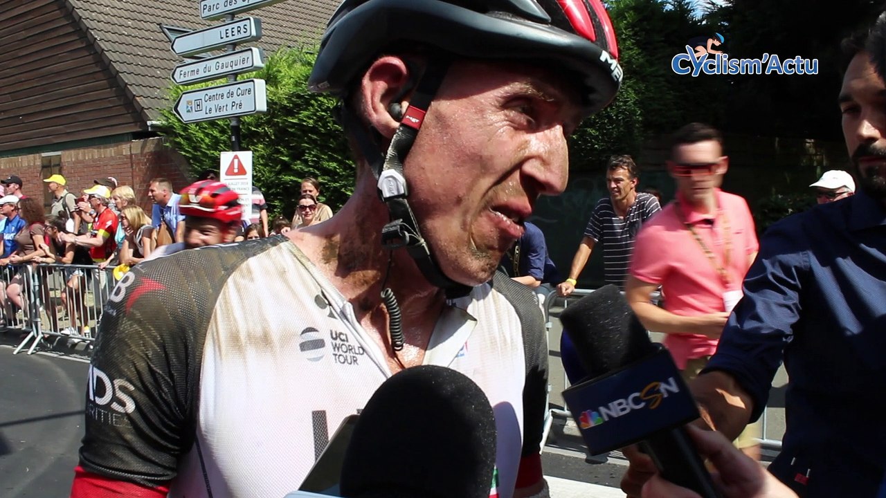 Tour de France 2018 - Dan Martin : "je m'en sors bien surtout après ma lourde chute de la veille"