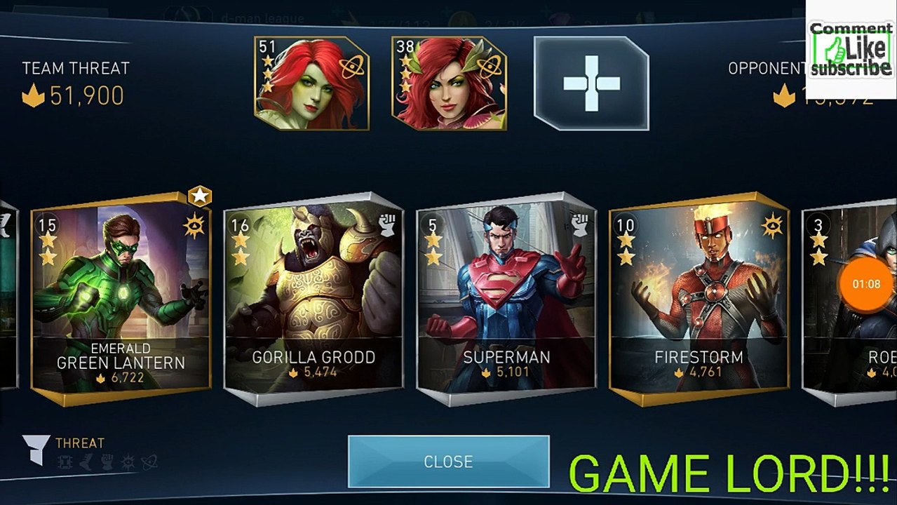 INJUSTICE 2 ANDROID UNLOCKING FIRESTORM