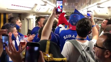 À Moscou, les supporters français ont mis le feu au métro