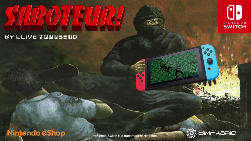 おもちゃ Nintendo SWITCH Saboteur!, el primer juego de ZX Spectrum para Nintendo Switch