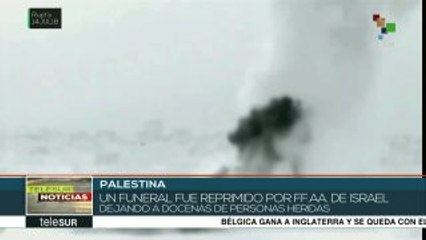 Ejército de Israel ataca funeral de varón palestino y mata a dos niños