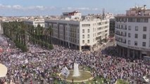 Miles de personas protestan en Rabat contra las condenas a líderes rifeños