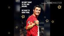 Cristiano Ronaldo | inspirational quotes | inspirational videos |