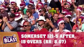 Sublime One Handed Catch For Kent As They Win Against Somerset NatWest T20 Blast 2017