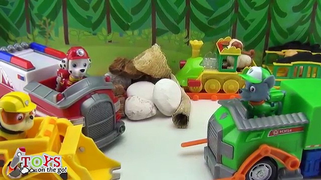 Patrulla Canina Vehículos Rocky, Marshall y Rubble Paw Patrol Vehicles - Juguetes de Patrulla Canina