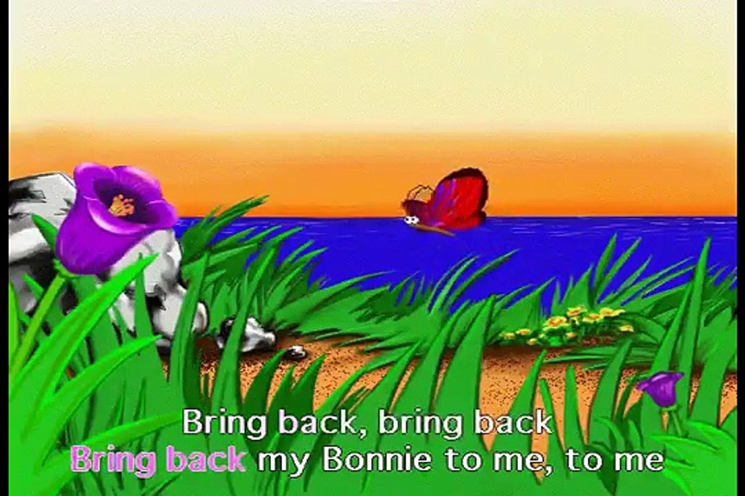 My Bonnie Lies Over the Ocean animation Karaoke 360p