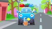 Carros infantiles - Coche de Policía y Reparación de carros - Coches para niños Caricatura de carros