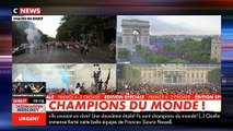 Champions du monde: Les supporters arrivent en nombre sur les Champs-Elysées pour fêter la deuxième étoile - VIDEO