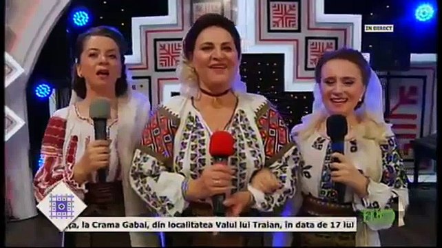Elisabeta Turcu, Ana Maria Patrascioiu si Letitia Boroi - Neicuta din Argesel (Matinali si populari - ETNO TV - 05.07.2018)