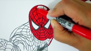 Spiderman Coloring Book Marvel Superhero Colouring Pages Episode 2
