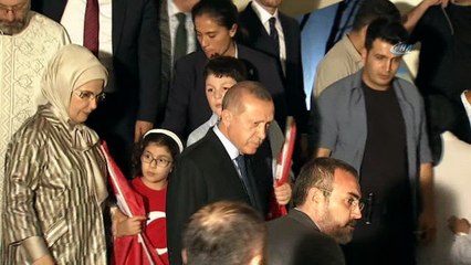 Cumhurbaşkanı Erdoğan 15 Temmuz Şehitler Köprüsü'nde