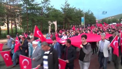 Bayburt'ta 15 Temmuz Coşkusu