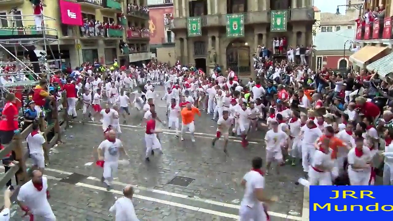 El primer encierro de Sanfermines 2018