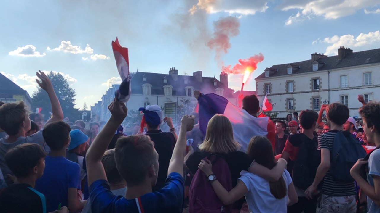 Après le coup de sifflet final, l’explosion de joie
