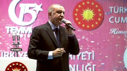 Cumhurbaşkanı Erdoğan: 'Pensilvanya'daki mel'unun takiye, hile ve yalan dolanla büyük bir gizlilik içinde büyüttüğü ahtapotun kollarını kestik'