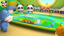 Baby Panda Learns How to Play Toy Train | Learn Shapes & Colors | Kids Songs | BabyBus