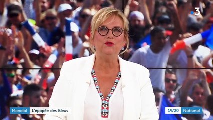 Coupe du monde : marée humaine sur les Champs-Élysées