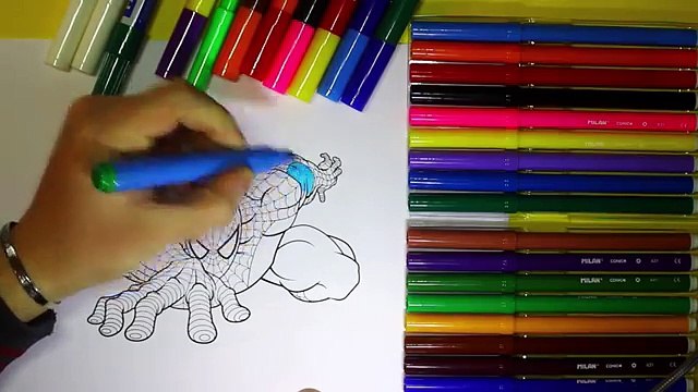 Superman And Spiderman Coloring Pages For Kids - Superman Coloring Book Spiderman Coloring Pages