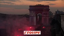 La deuxième étoile projetée sur l'Arc de Triomphe - Foot - CM 2018