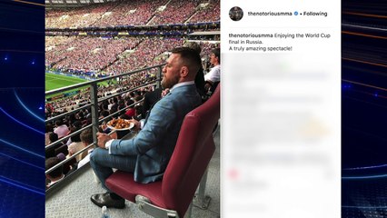 Conor McGregor attended World Cup Final as guest of Vladimir Putin