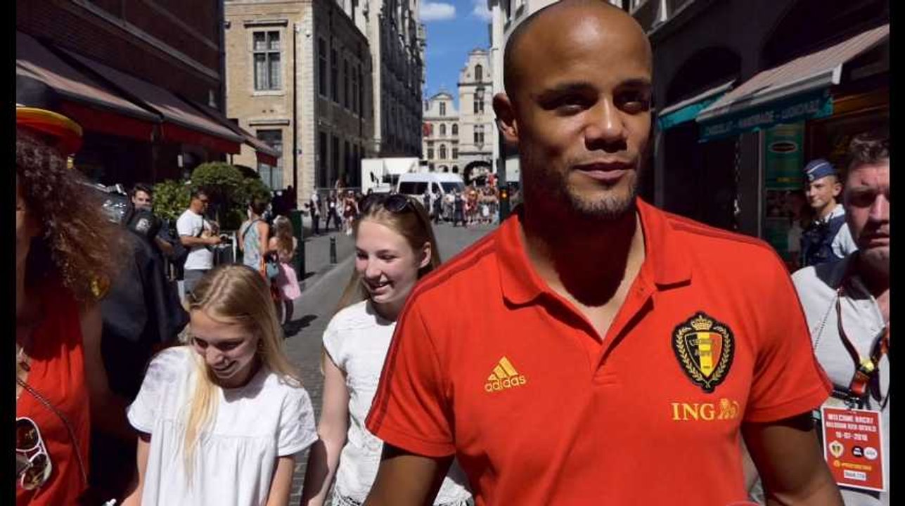 Vincent Kompany : "On sait faire la fête en Belgique"