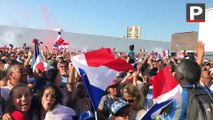Les Bleus champions du monde : les supporters festifs au parc Chanot