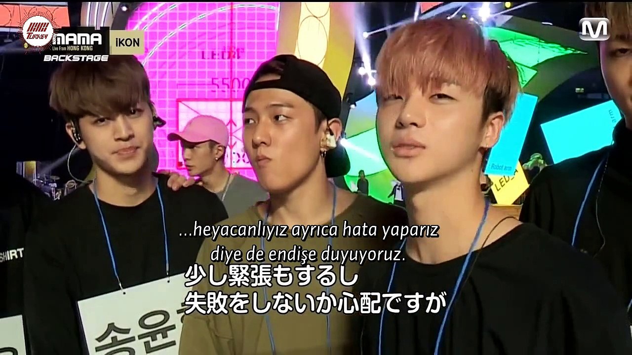[261215] Mnet Japan 2015 MAMA Sahne Arkası iKON Kesiti (Türkçe Altyazılı)