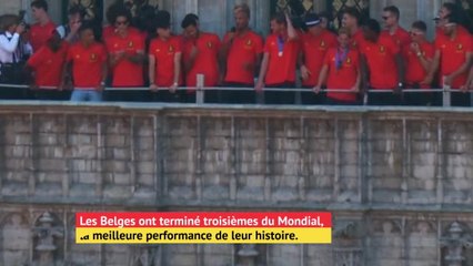 En coulisses - La Belgique accueillie en héros