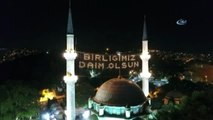 Çamlıca ve Eyüp Sultan Camii'nde Sela Okunması Havadan Görüntülendi