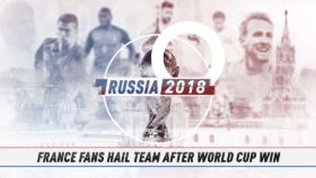 Fan Colour - France fans hail team after World Cup win