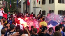 Annecy en fête après  la victoire de l'Equipe de France