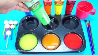 Learn Colors How To Make Fronzen Paint with Colors Tube For Children Toddlers and Preschool